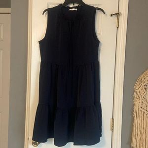 Navy blue dress, size adult medium